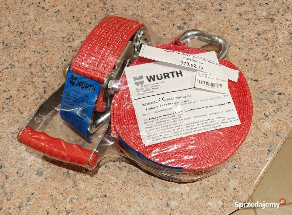 WRTH pas transportowy mocujący 10 m 50 mm 4T z Usługi Ostrów Mazowiecka