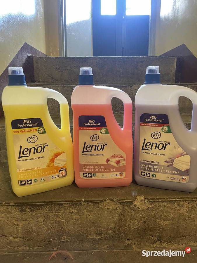 Plyn do plukania Lenor 5l trzy zapachy opolskie Zalesie Śląskie