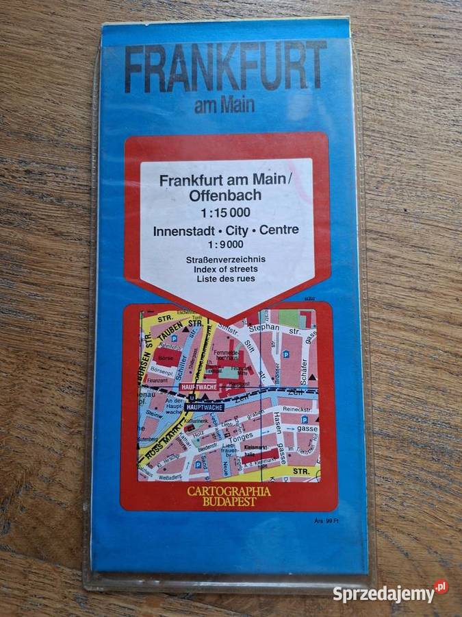 Frankfurt am Main 115 000 center 1 9 000 mapa małopolskie