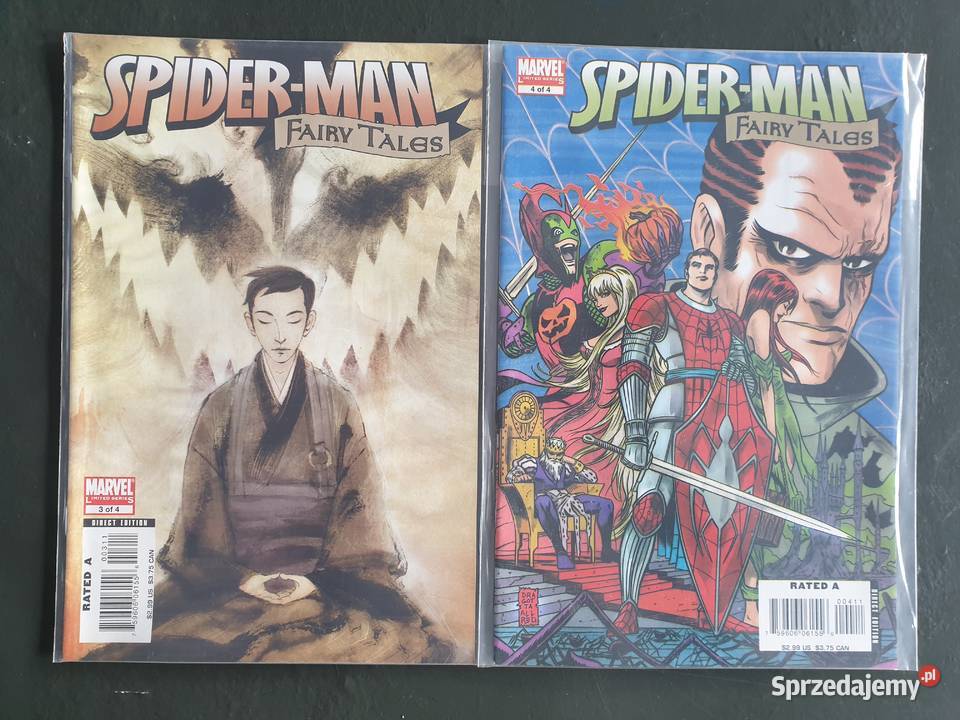 SpiderMan Human Torch Fairy Tales 6 komiksów Superbohaterowie Gdynia