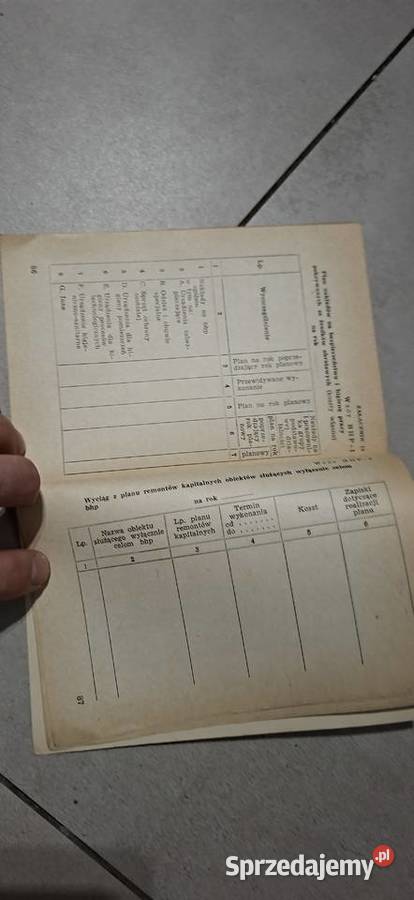 1 wydanie niezwykle rzadki poradnik BHP z 1969 wielkopolskie Łęczyca