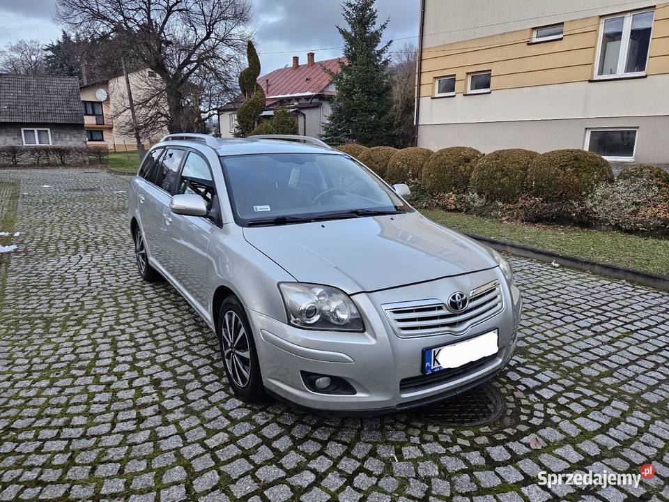 Toyota Avensis 2007r 20D 126 Navi Skóra Grzane Ryglice
