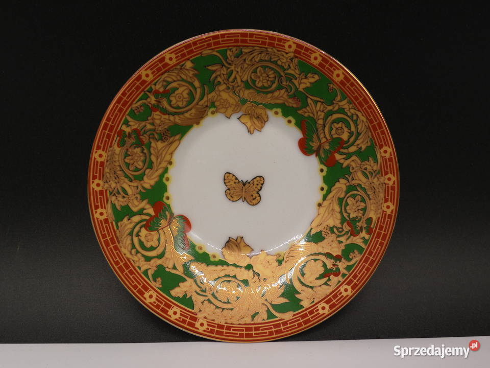 Kolekcjonerski Porcelanowy Spodek Talerzyk wielkopolskie Raszków