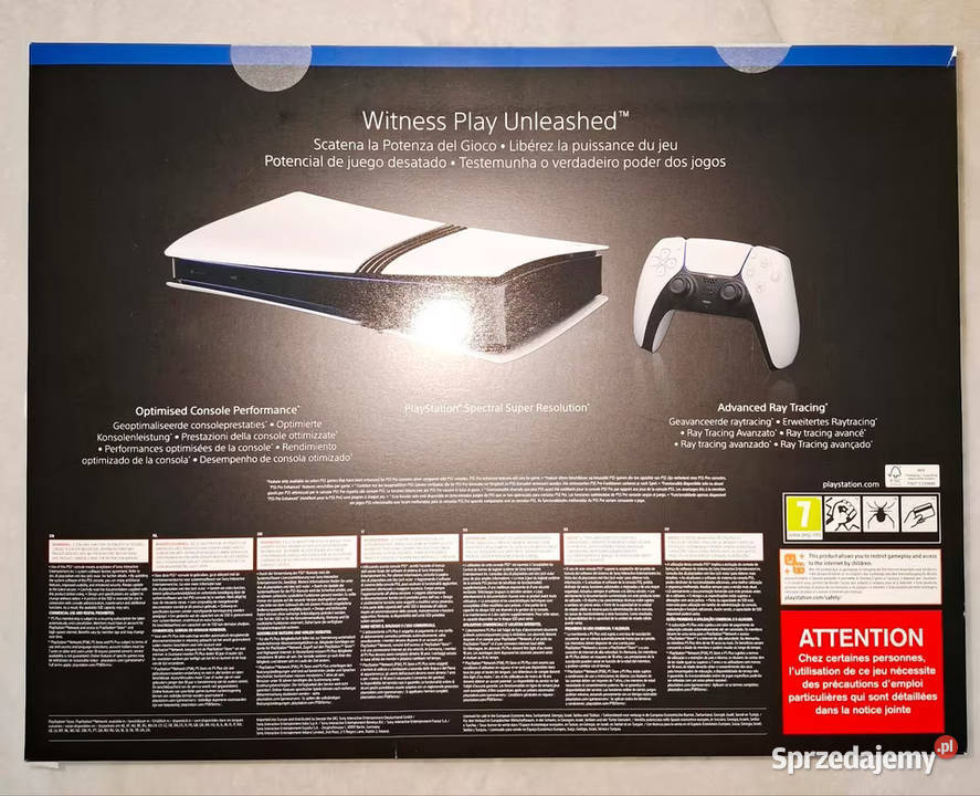 Sony PlayStation 5 PRO Nowa Konsola Gwarancja Poznań