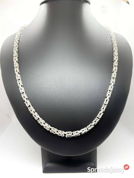 Srebrny Łańcuszek pr 925 5880g Długość 63 Splot Elbląg
