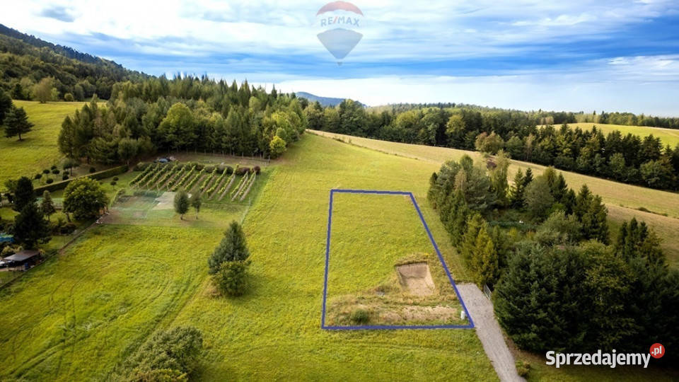 Działka z malowniczym widokiem budowlana Andrychów