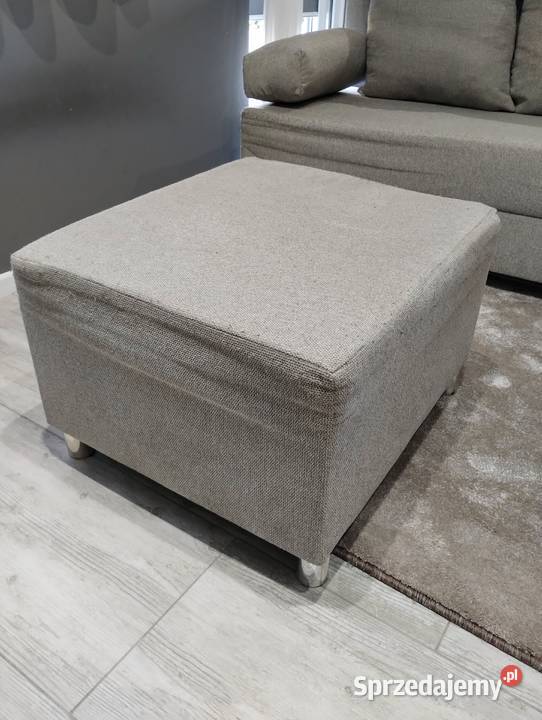 Kompaktowa kanapa sofa z pufą dostawką funkcja Baczyna