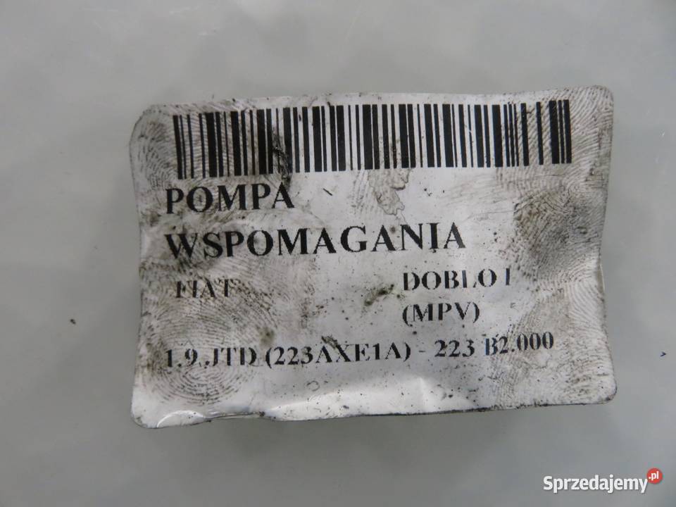 POMPA WSPOMAGANIA FIAT DOBLO I 19 JTD małopolskie sprzedam