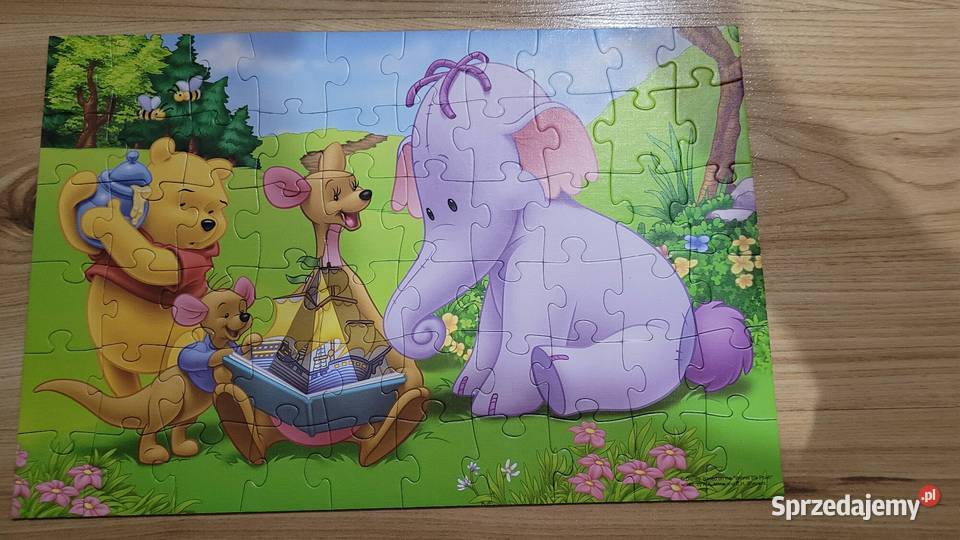 Kubuś Puchatek 2w1 puzzle i domino Piekary Śląskie