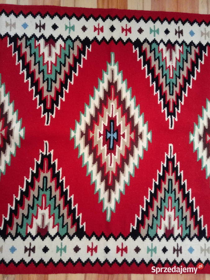 kilim wełniany ręcznie tkany rękodzieło NOWY Piotrówek