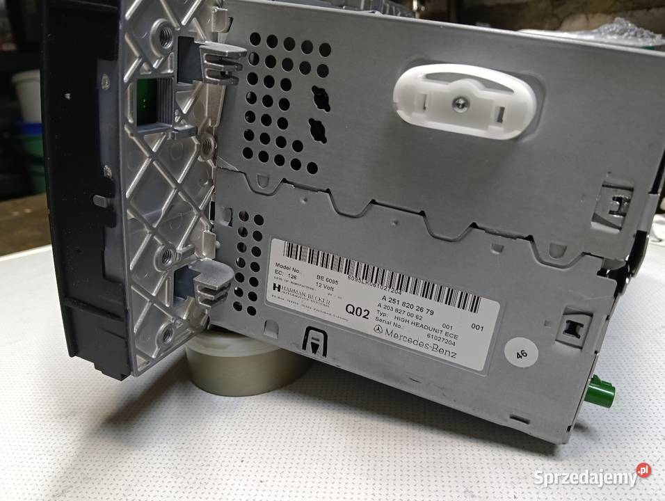 Radioodtwarzacz GPS MercedesBenz ML W164 Drążdżewo Nowe sprzedam