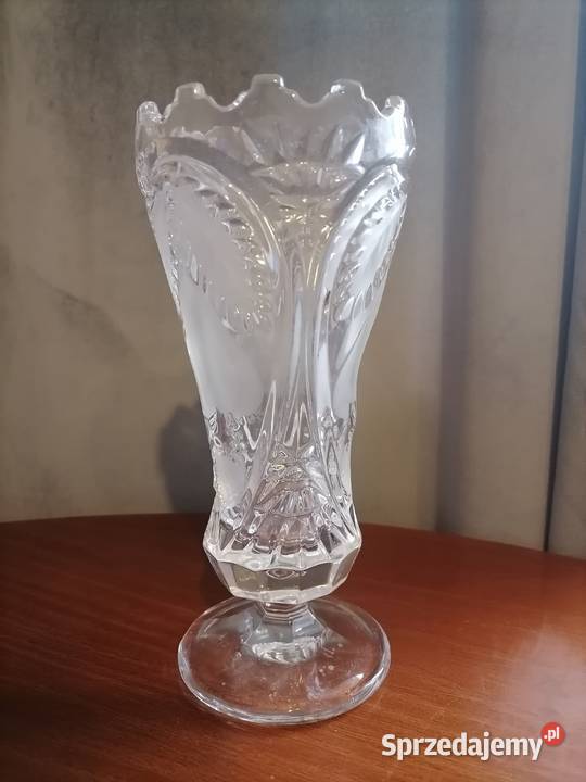 Wazon Kryształowy truskawka Antyki, Sztuka, Kolekcje