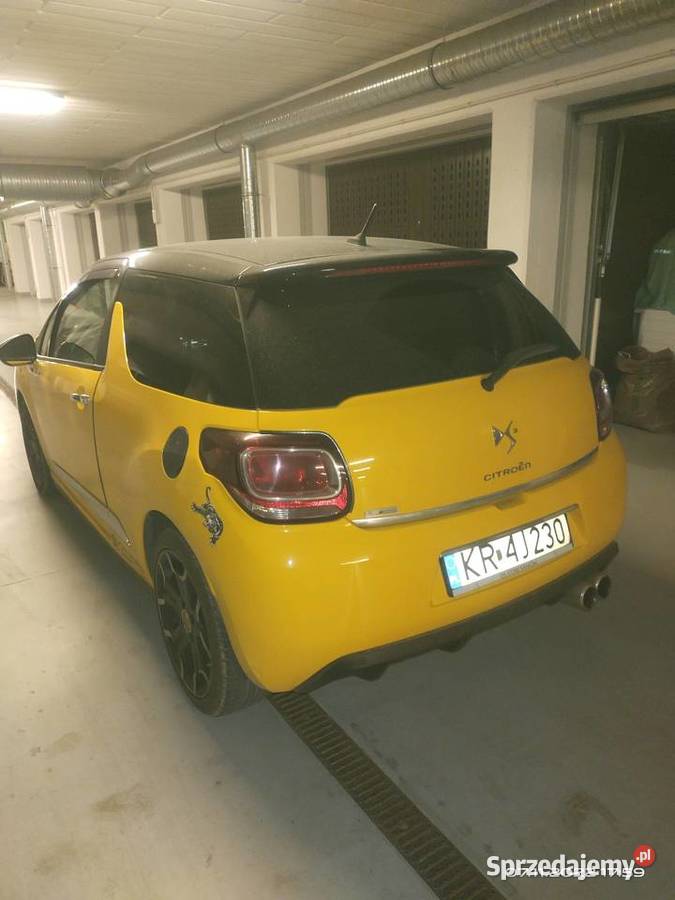 Citroen DS3 Sport chic welurowa tapicerka Kraków