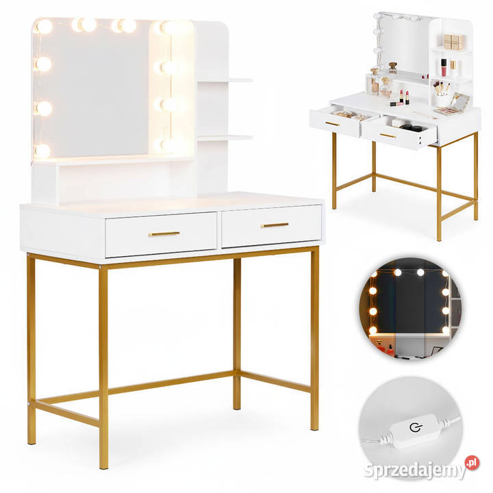 Duża toaletka kosmetyczna z lustrem i Smogorzów