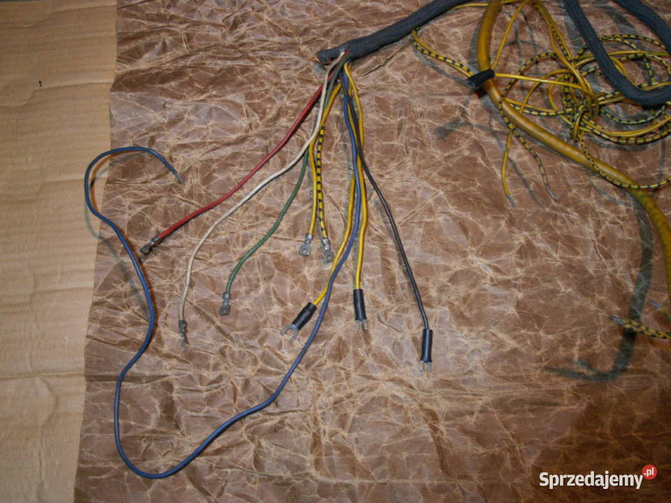 Fso Warszawa Taxi wiązka elektryczna tył Białystok