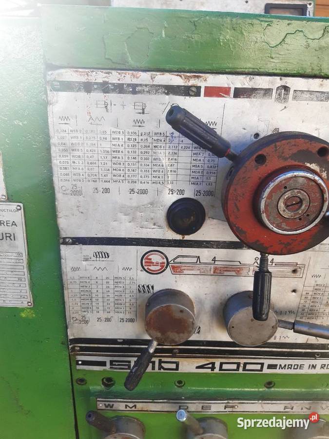 Tokarka do metalu SNB400 inne maszyny Szlifierka Poniatowa
