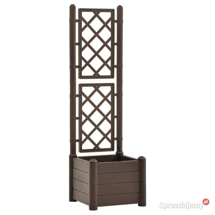 Skrzynia na rośliny z trejażem 43x43x142 PP mazowieckie Warszawa