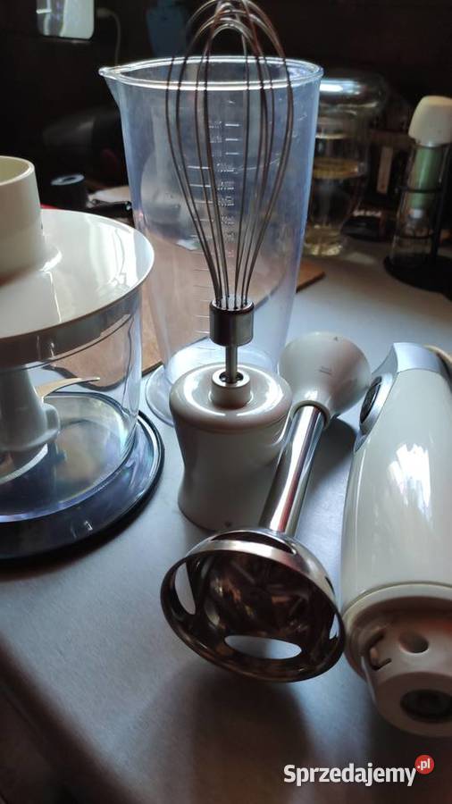 Ręczny blender zestaw z pojemnikami 300W AGD drobne Szczecin