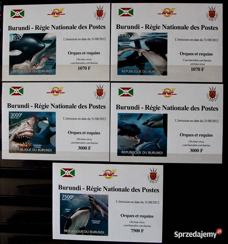 Burundi Filatelistyka Oborniki