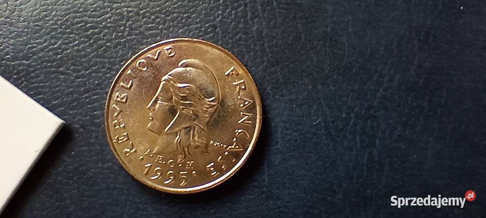 Stare monety 10 frank 1995 Polinezja Lesko