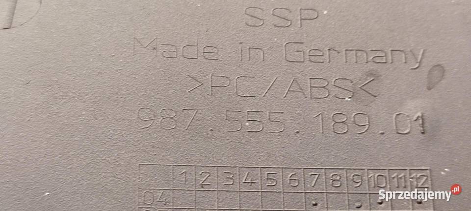 PORSCHE CAYMAN S 987 OSŁONA BAGAŻNIKA LEWY TYŁ Części samochodowe