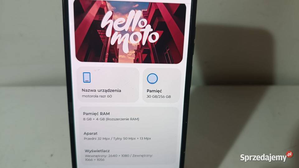 Smartfon MOTOROLA Razr 60 8256GB Katowice