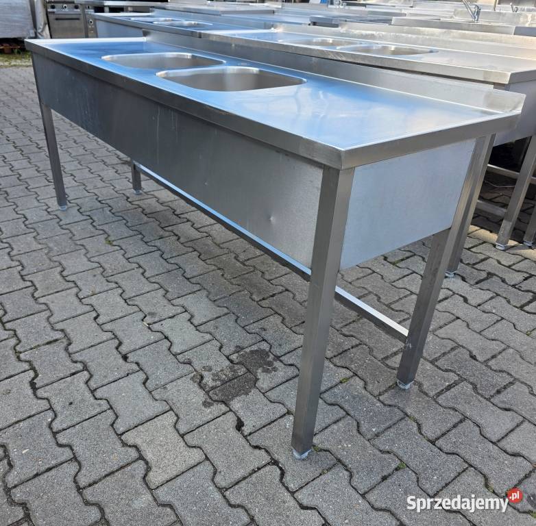 Zlew 2 Komorowy Z Blatem Roboczym 2006085 M1037 Biznes i Przemysł Nowe Skalmierzyce sprzedam