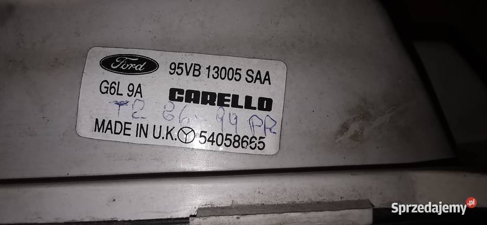 Ford Transit Reflektor Carello prawy nowy