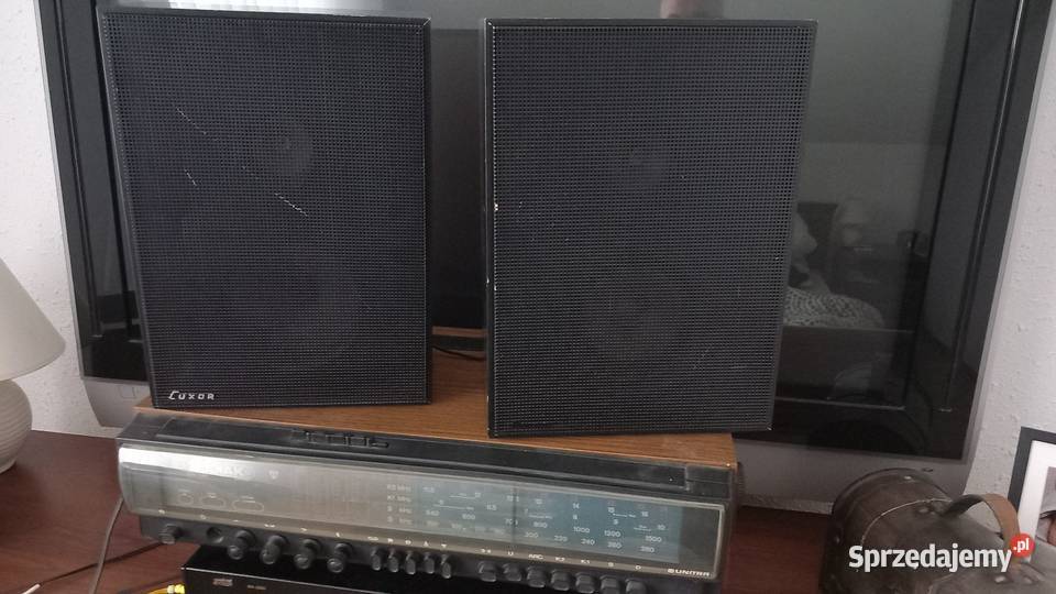 Kolumny Luxor i Radio PRL DSS Zodiac Diora mazowieckie Radom