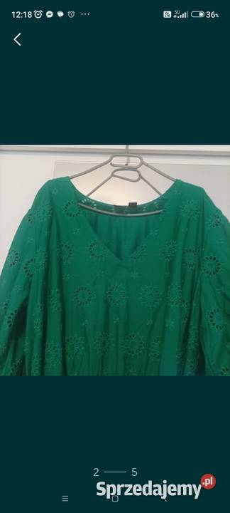 Sukienka zielona z Bonprix 50 Tychy