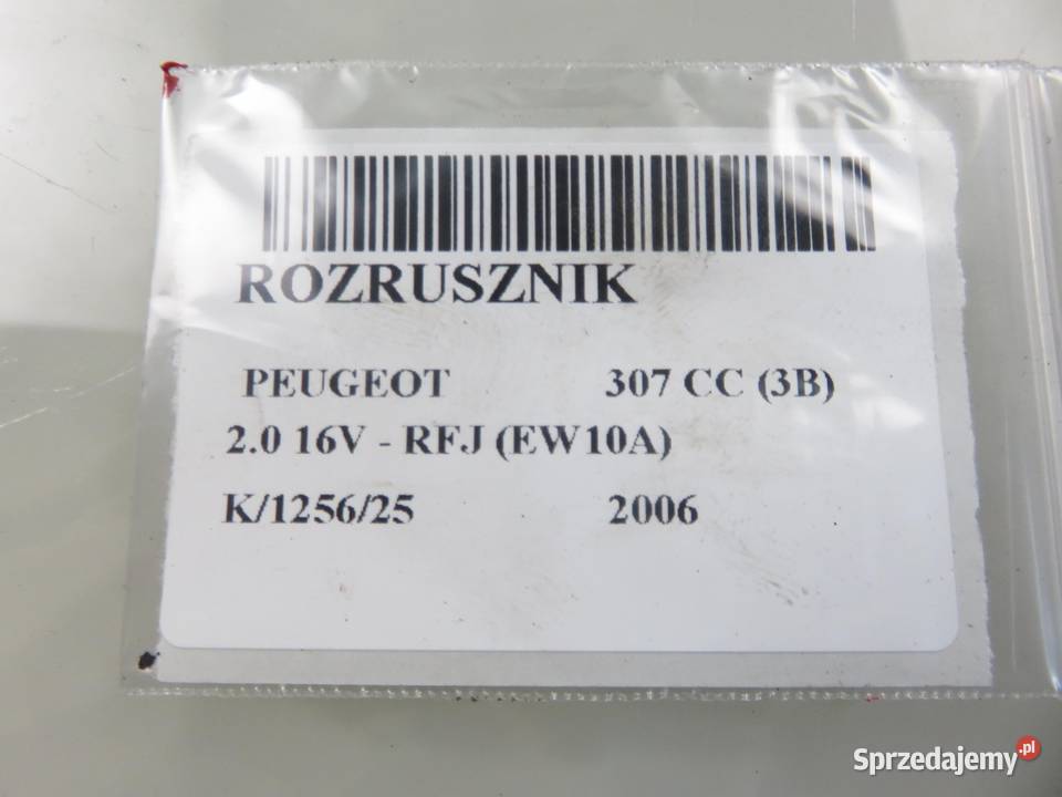ROZRUSZNIK PEUGEOT 307 CC 20 16V M000T82081ZE osobowe