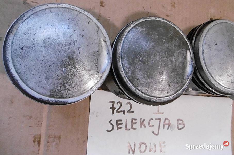Tłoki silnika 116C selekcja B 722 Fiat 125 P Silniki i osprzęt sprzedam