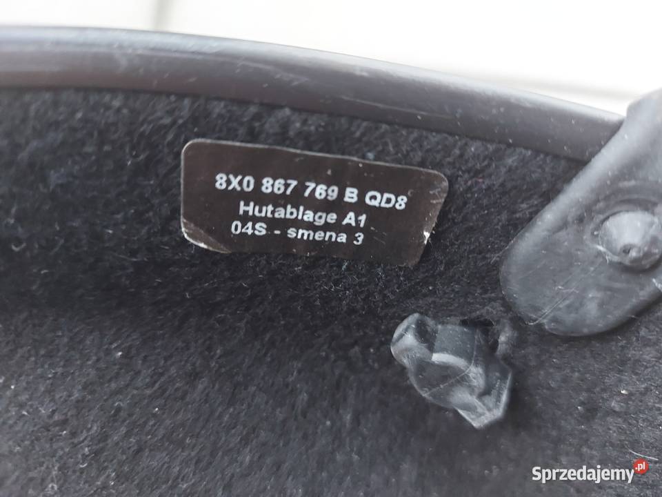 AUDI A1 8x0 półka bagażnika 5drzwi dolnośląskie Dzierżoniów