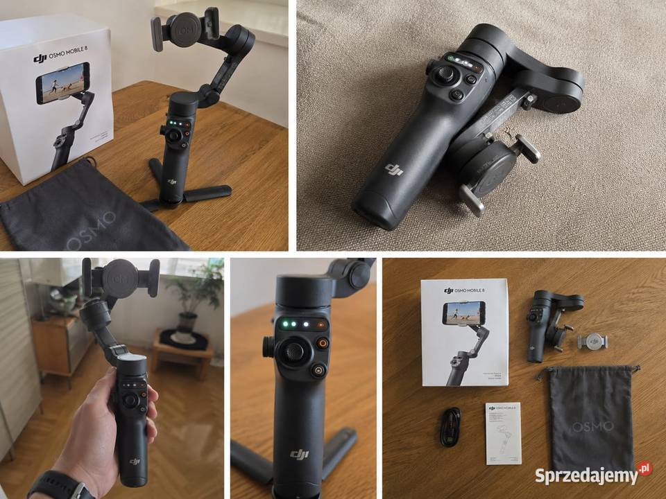 DJI Osmo Mobile 8 nowy pełny zestaw gwarancja Gdańsk