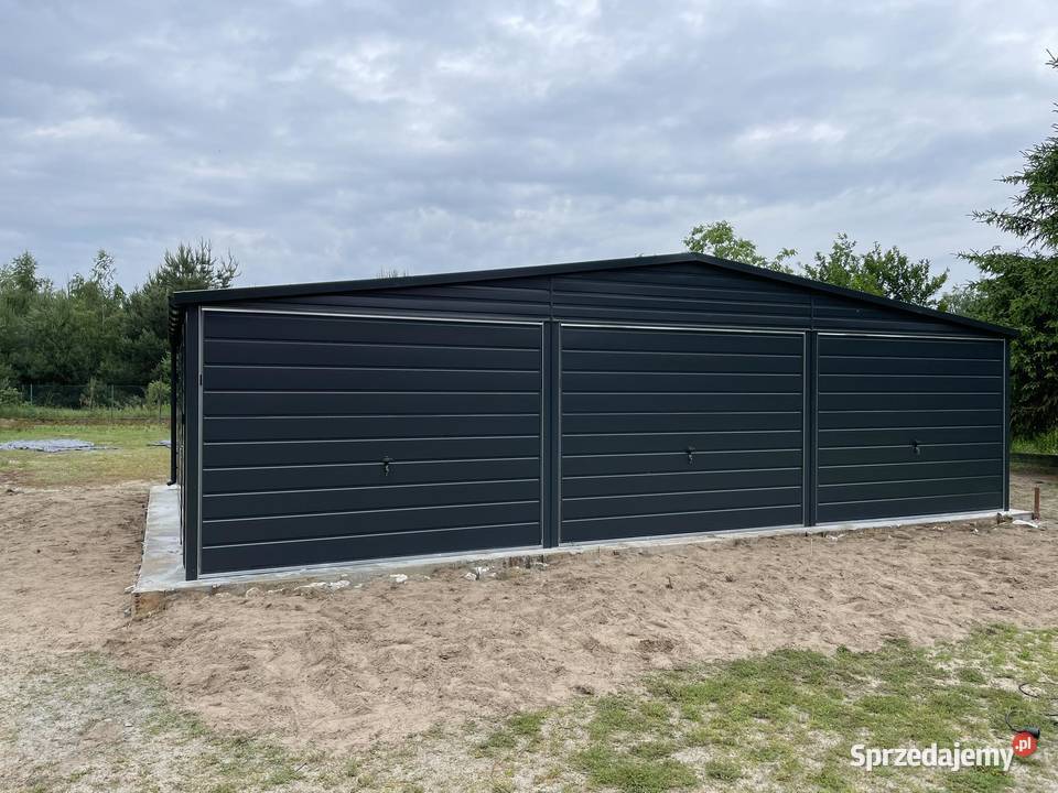Garaż blaszany 9x5 Wzmocniony profilami Sprzedaż Wejherowo sprzedam