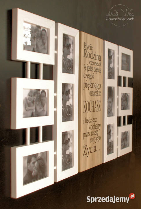 Galeria Multirama z drewna Ramka na zdjęcia Foto Ramki i ramy Poznań