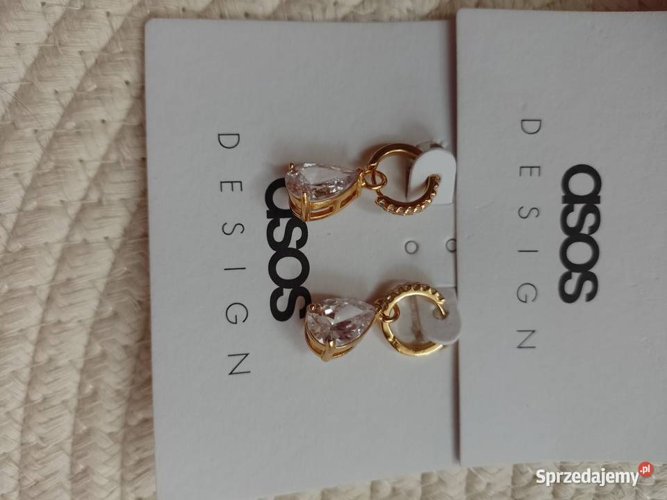 ASOS Bogato zdobione kolczyki Biznesowe Gold Dla kobiet