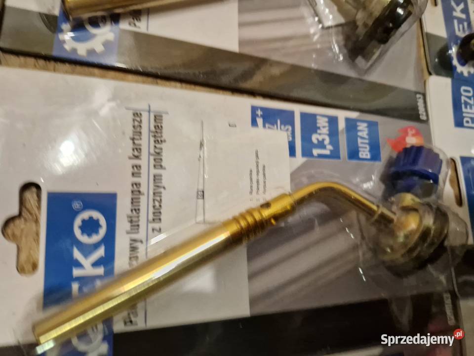 Palnik gazowy lutlampa na kartusze z bocznym Głogowa