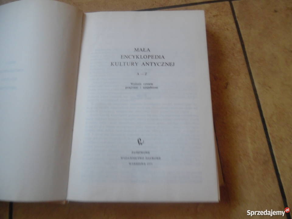 Mała encyklopedia kultury antycznej A do Z Oborniki Śląskie