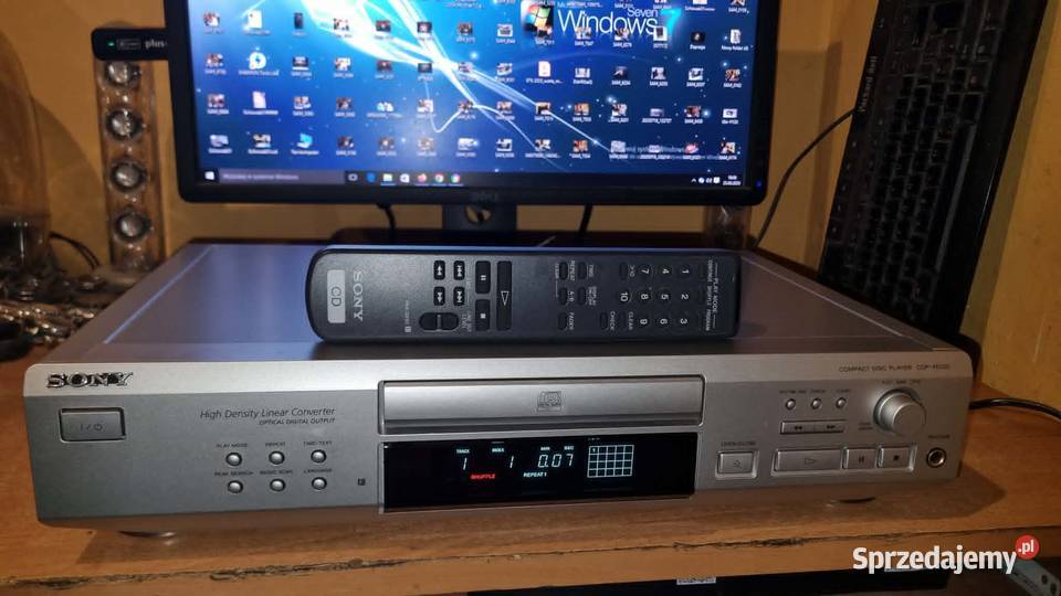 Odtwarzacz CD Sony CDPXE520 CDText pilot Top Warta