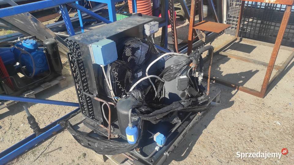 Używany kpl agregat sprężarka chłodnicza Krobia sprzedam