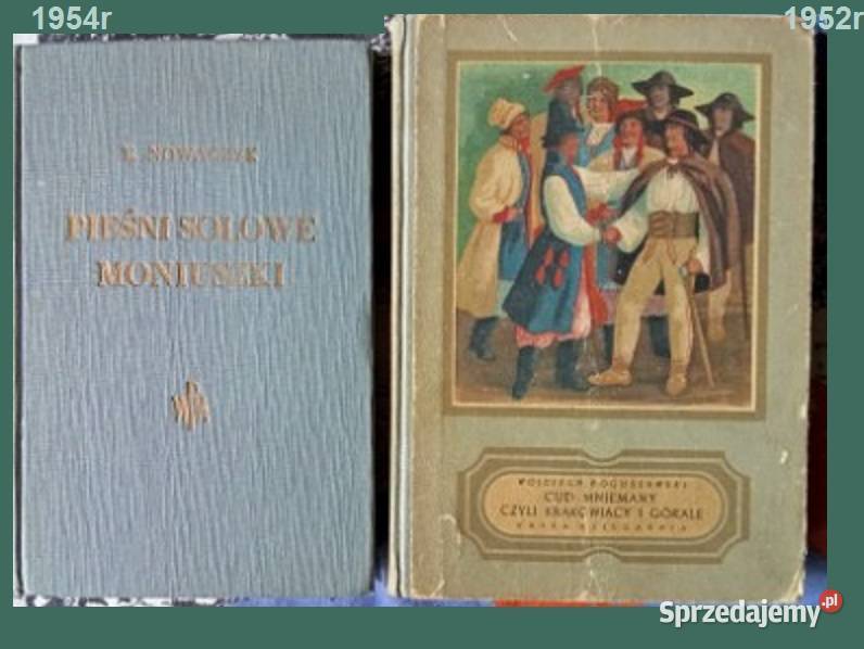 Pieśni solowe Moniuszki 1954 r Cud mniemany łódzkie