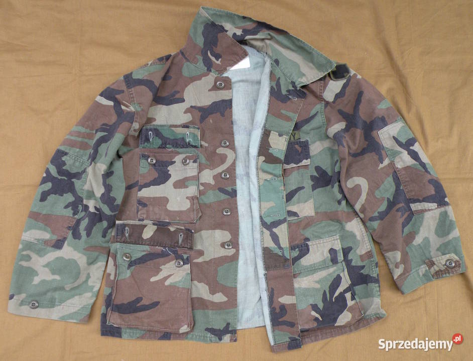 Bluza BDU woodland large short NYCO obszyta 92r Wrocław