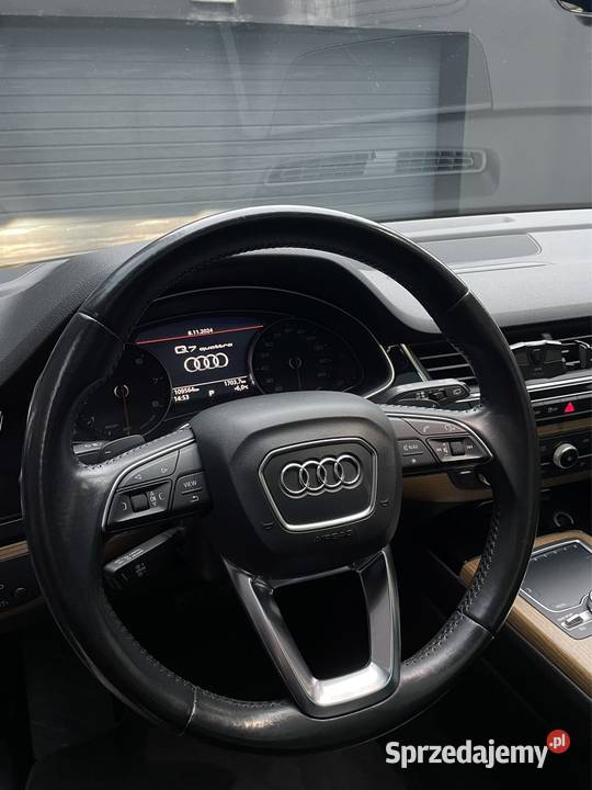 Audi Q7 2016 30 333 7osób premium plus czarny Q7 lubelskie Lublin