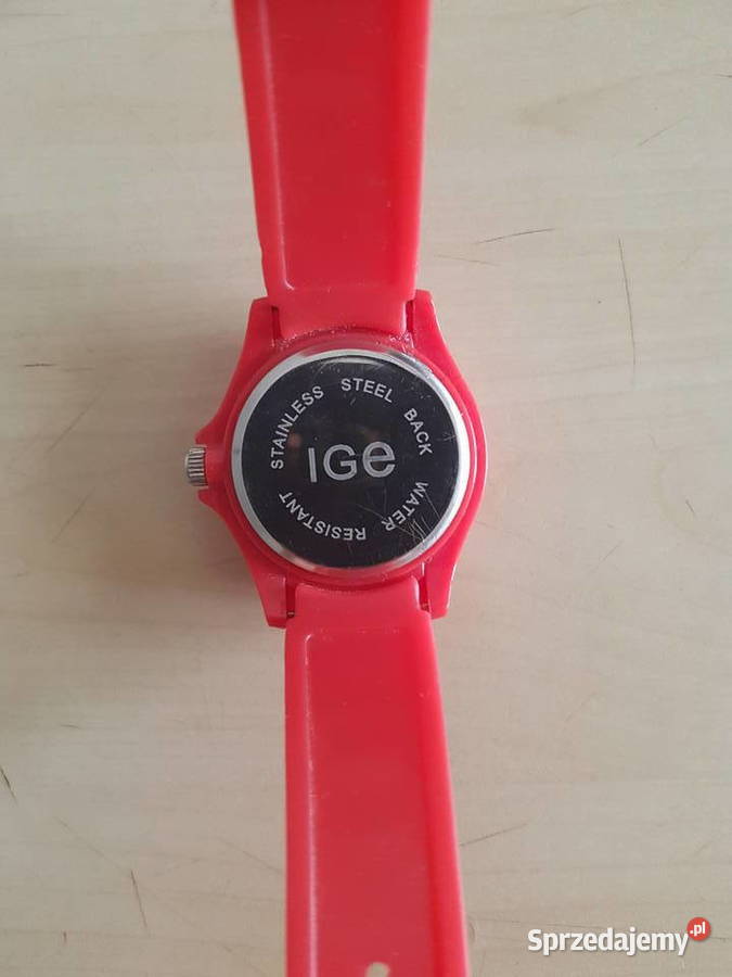 Zegarek nareczny ICE Watch czerwony 3 ATM dolnośląskie