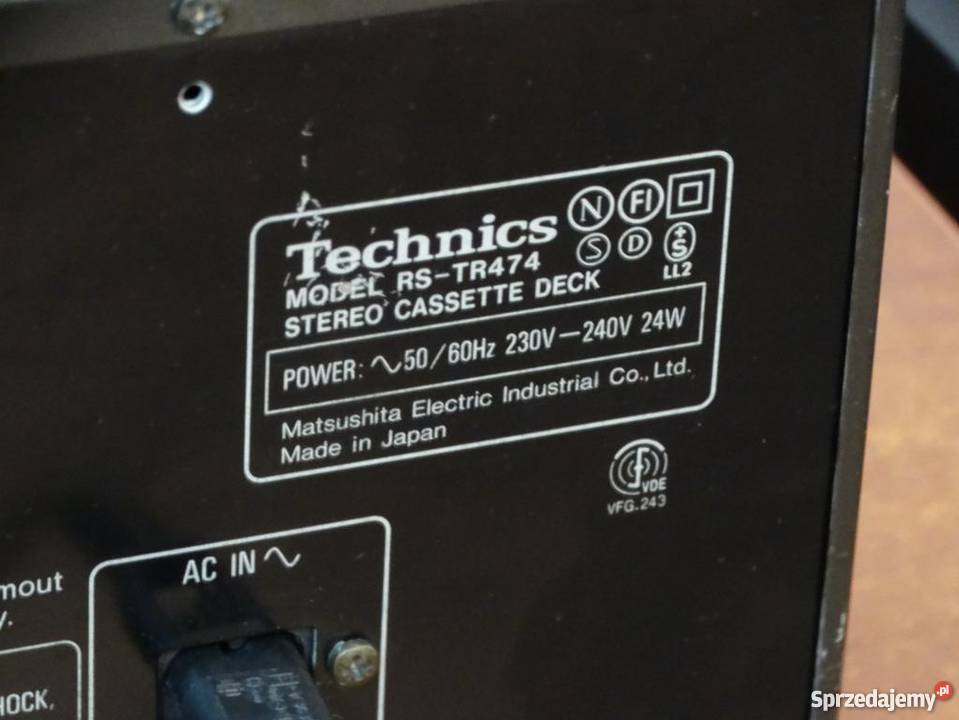 Magnetofon Technics RSTR 474 WYSYŁKA Magnetofony Jasło sprzedam
