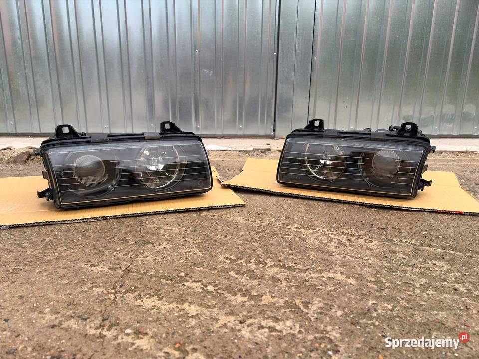 BMW E36 Lampy NOWE Black HELLA Oryginał osobowe śląskie Częstochowa