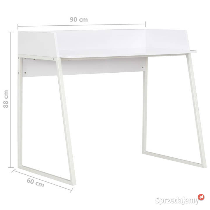 Biurko białe 90 x 60 x 88 WM20267