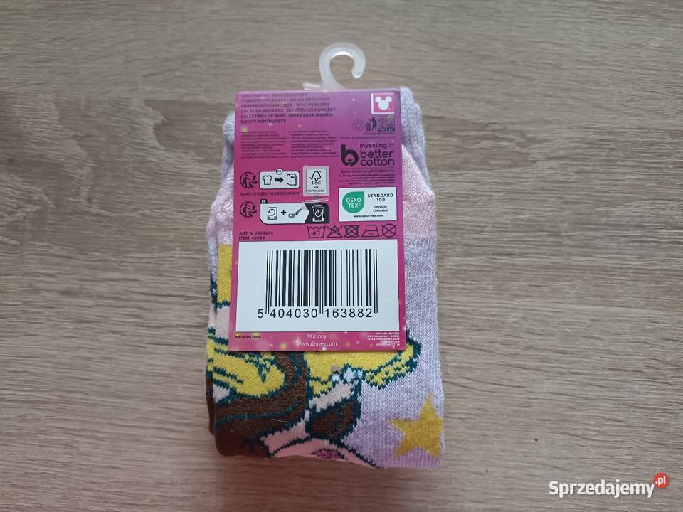 Skarpetki dziewczęce Princess 2pak 2326 Rozmiar 23 pomorskie Kwidzyn