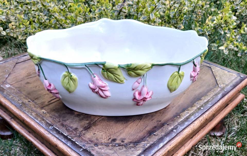 Ceramiczna doniczka podłużna osłonka na kwiaty mazowieckie Warszawa